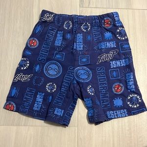 Boys Blue Spider-Man Spider Sense Shorts Size 5T